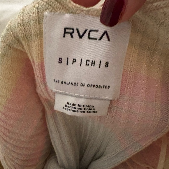 RVCA Pastel Striped Knit Sleeveless Dress - Picture 3 of 3
